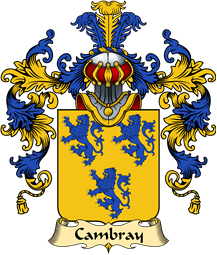 French Family Coat of Arms (v.25) Cambray