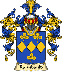 French Family Coat of Arms (v.25) Raimbauld or Raimbaud