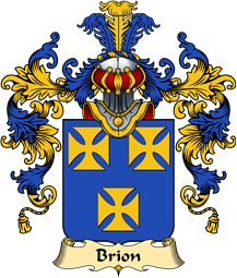 French Family Coat of Arms (v.25) Brion