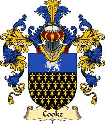 Irish Family Coat of Arms (v.25a) Cooke