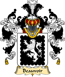 French Family Coat of Arms (v.25) Beauvoir