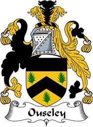 English Coat of Arms for the family Ouseley