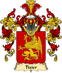 French Family Coat of Arms (v.25) Tixier