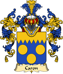 French Family Coat of Arms (v.25) Caron