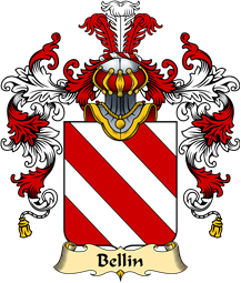 French Family Coat of Arms (v.25) Bellin