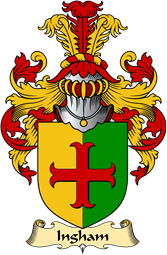 English Coat of Arms (v.23) for the family Ingham