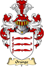 English Coat of Arms (v.23) for the family Orange