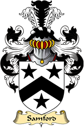 English Coat of Arms (v.23) for the family Samford
