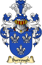 English Coat of Arms (v.23) for the family Burrough