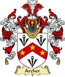 Irish Family Coat of Arms (v.25a) Archer