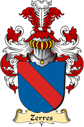 v.23 Coat of Family Arms from Germany for Zerres