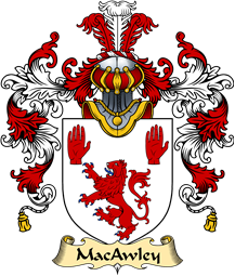 Irish Family Coat of Arms (v.25a) MacAwley or MacGawley