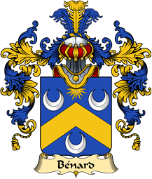 French Family Coat of Arms (v.25) Bénard