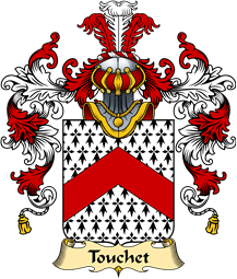French Family Coat of Arms (v.25) Touchet