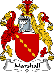 English Coat of Arms for the family Marshall I