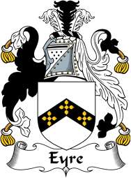 English Coat of Arms for the family Eyre