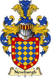 English Coat of Arms (v.23) for the family Newburgh