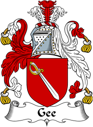 English Coat of Arms for the family Gee