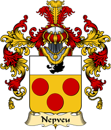 French Family Coat of Arms (v.25) Nepveu