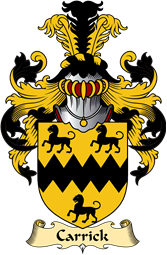 English Coat of Arms (v.23) for the family Carrick