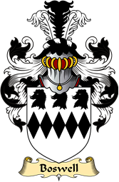 English Coat of Arms (v.23) for the family Boswell