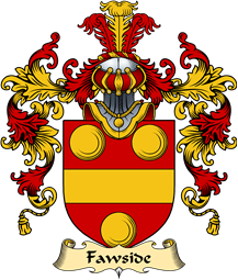 Scottish Family Coat of Arms (v.25) Fawside or Fawsyde