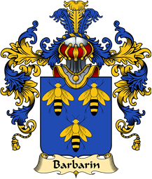 French Family Coat of Arms (v.25) Barbarin