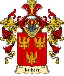 French Family Coat of Arms (v.25) Imbert