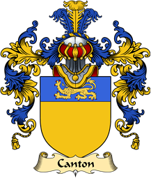 Irish Family Coat of Arms (v.25a) Canton