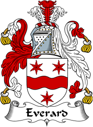 English Coat of Arms for the family Everard