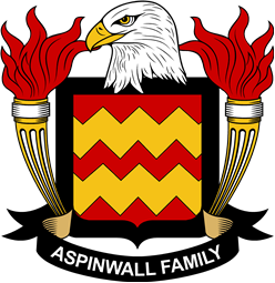 Coat of arms used by the Aspinwall family in the United States of America