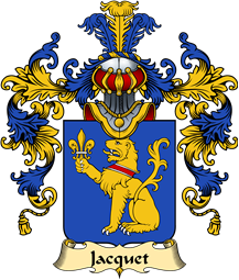 French Family Coat of Arms (v.25) Jacquet