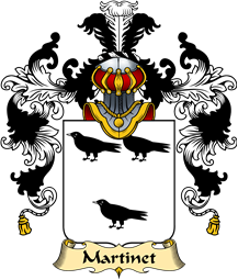 French Family Coat of Arms (v.25) Martinet