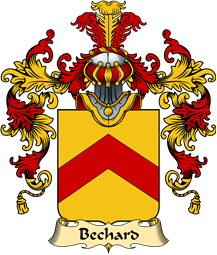 French Family Coat of Arms (v.25) Bechard