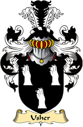 Scottish Family Coat of Arms (v.23) for Usher