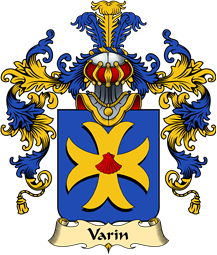 French Family Coat of Arms (v.25) Varin
