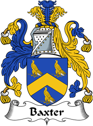 English Coat of Arms for the family Baxter