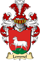 v.23 Coat of Family Arms from Germany for Lemmel