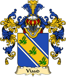 French Family Coat of Arms (v.25) Viaud
