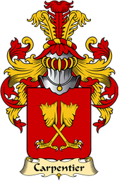 French Family Coat of Arms (v.23) for Carpentier