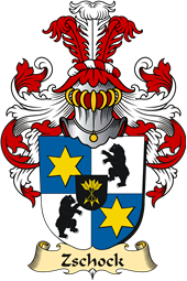 v.23 Coat of Family Arms from Germany for Zschock