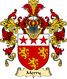 Scottish Family Coat of Arms (v.25) Merry