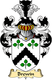 English Coat of Arms (v.23) for the family Brewin