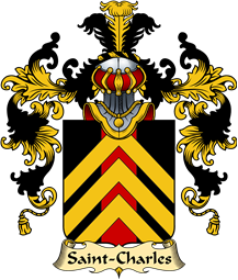 French Family Coat of Arms (v.25) Saint-Charles