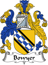 English Coat of Arms for the family Bowyer