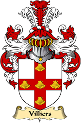 English Coat of Arms (v.23) for the family Villiers