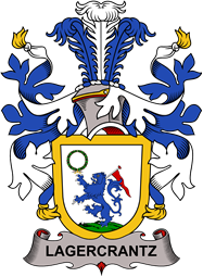 Swedish Coat of Arms for Lagercrantz