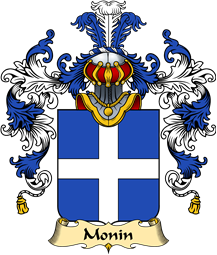 French Family Coat of Arms (v.25) Monin