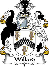 English Coat of Arms for the family Willard