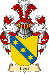 v.23 Coat of Family Arms from Germany for Levi